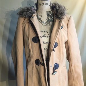 Warm faux fur jacket forever 21